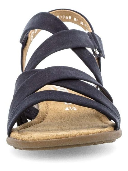 Sandales  en cuir nubuck - Kiabi