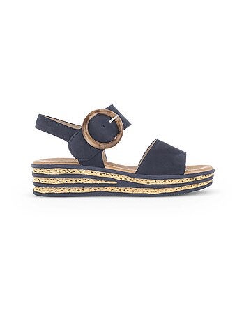 Sandales en cuir nubuck