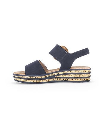 Sandales en cuir nubuck