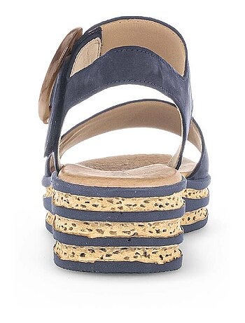 Sandales en cuir nubuck