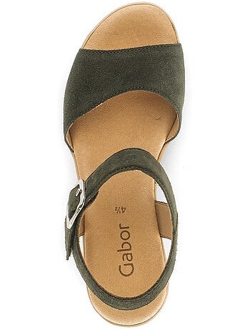 Sandales en cuir nubuck