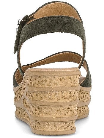 Sandales en cuir nubuck