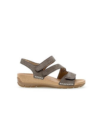 Sandales en cuir nubuck