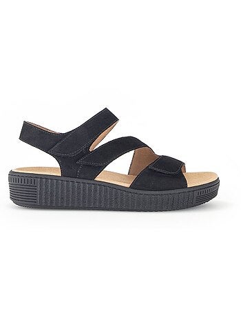 Sandales en cuir nubuck