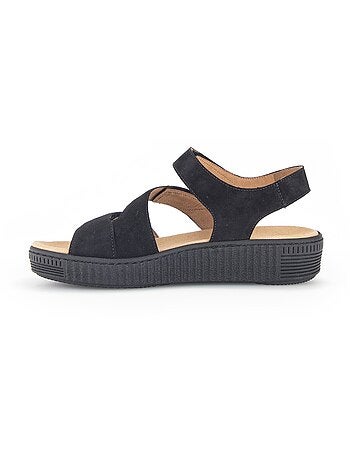Sandales en cuir nubuck