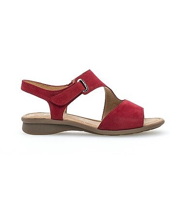 Sandales en cuir nubuck