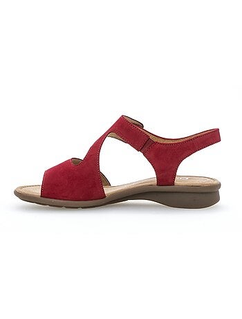 Sandales en cuir nubuck