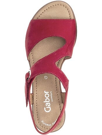 Sandales en cuir nubuck