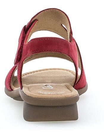 Sandales en cuir nubuck