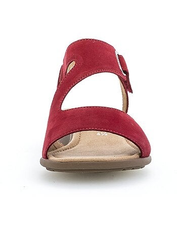 Sandales en cuir nubuck