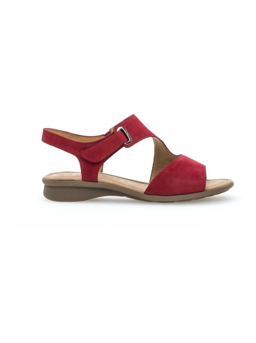 Sandales  en cuir nubuck - Kiabi