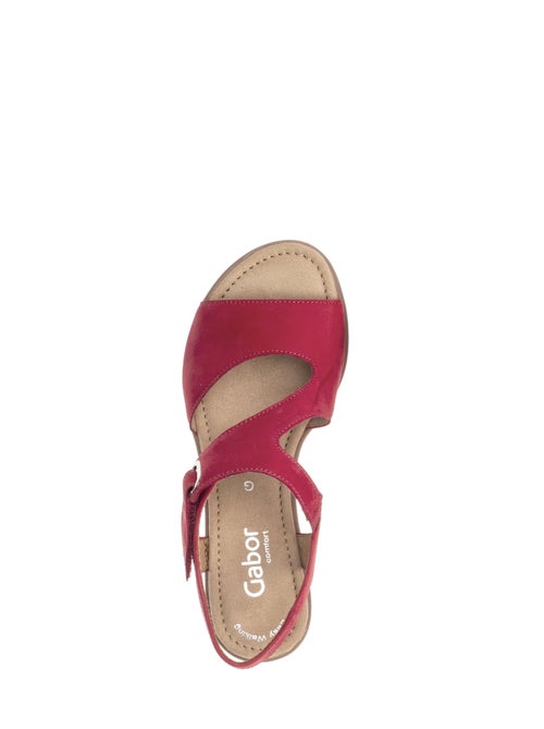 Sandales  en cuir nubuck - Kiabi