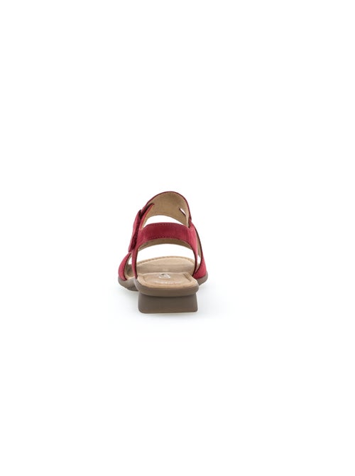 Sandales  en cuir nubuck - Kiabi