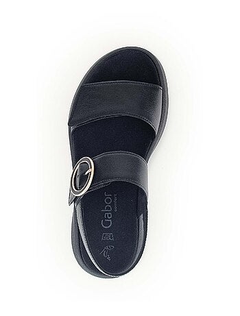 Sandales en cuir (semelle amovible)