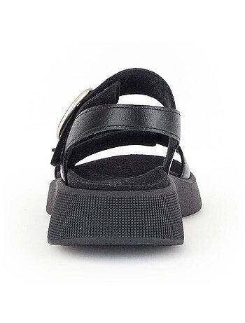 Sandales en cuir (semelle amovible)