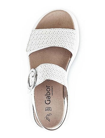 Sandales en cuir (semelles amovibles)