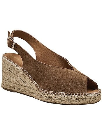 Sandales en cuir style espadrilles - PEDICONFORT