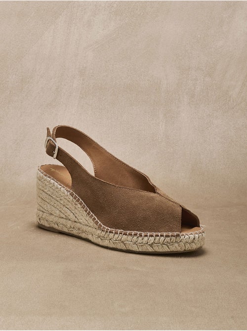 Sandales en cuir style espadrilles - PEDICONFORT - Kiabi