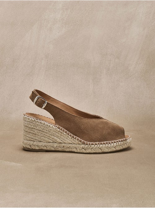 Sandales en cuir style espadrilles - PEDICONFORT - Kiabi