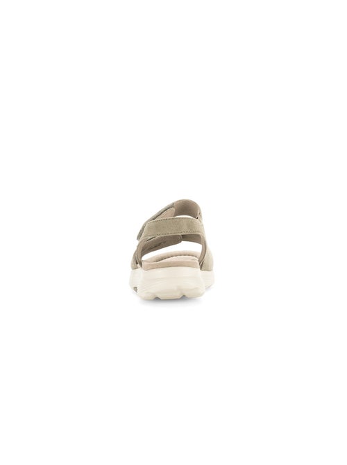 Sandales   en cuir velours - Kiabi