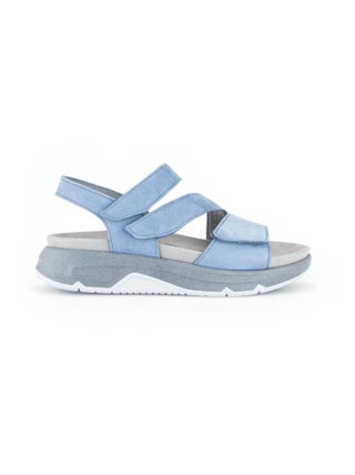 Sandales  en cuir velours