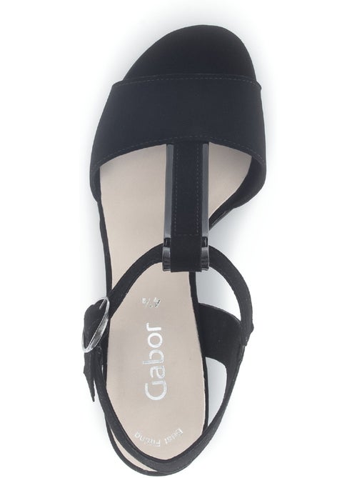 Sandales en cuir velours - Kiabi Sandales en cuir velours - Kiabi