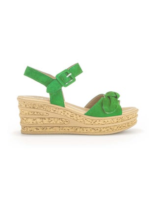 Sandales  en cuir velours