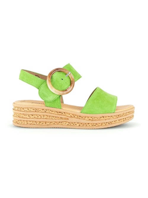 Sandales  en cuir - Kiabi
