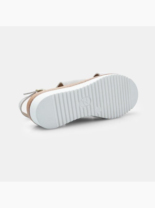 Sandales en daim avec plateform BATA - Kiabi