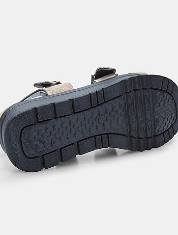 Sandales en daim avec plateform BATA