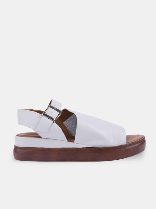 Sandales en daim   avec plateforme BATA - Kiabi