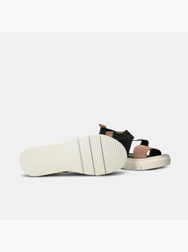 Sandales en daim BATA Gris - Kiabi