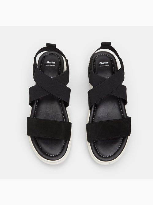 Sandales en daim BATA - Kiabi