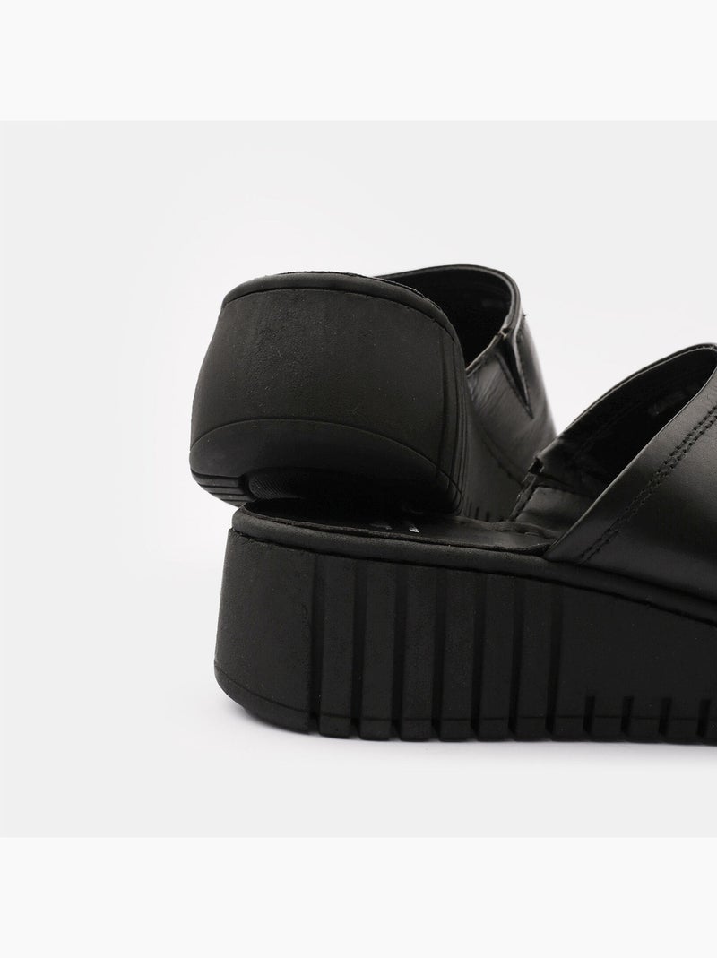 Sandales en daim BATA Noir - Kiabi