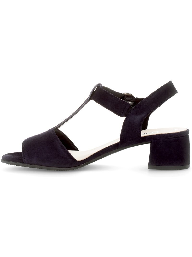 Sandales  en daim Bleu - Kiabi