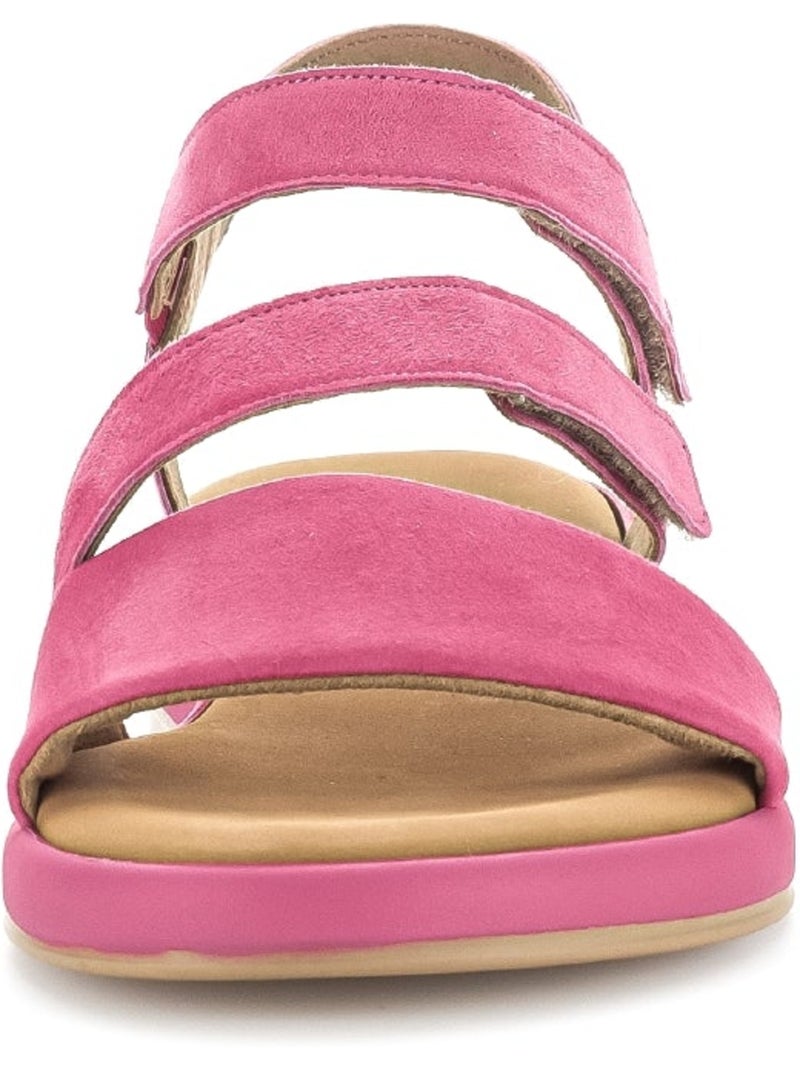 Sandales  en daim Rose - Kiabi