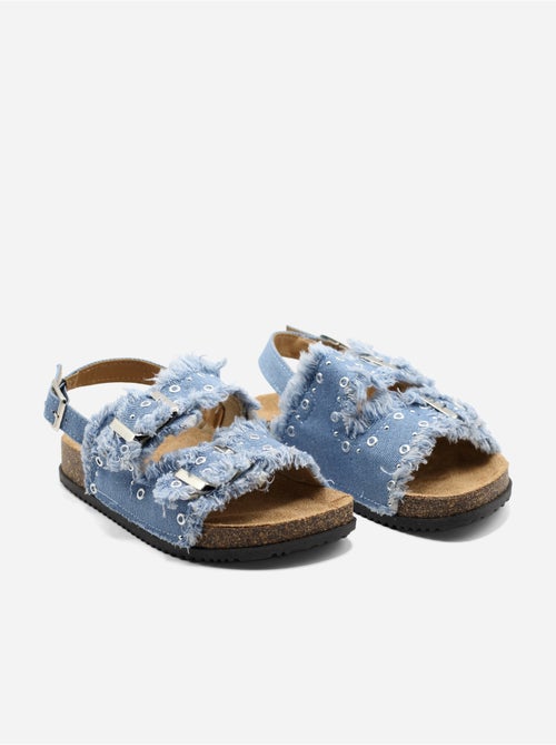 Sandales en jean - Kiabi