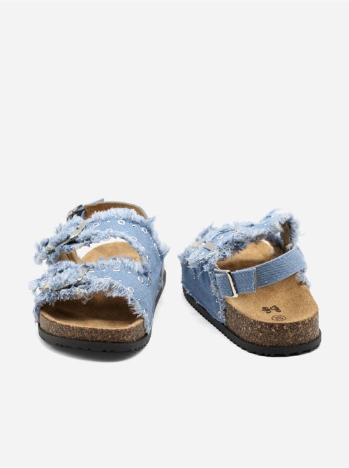 Sandales en jean - Kiabi