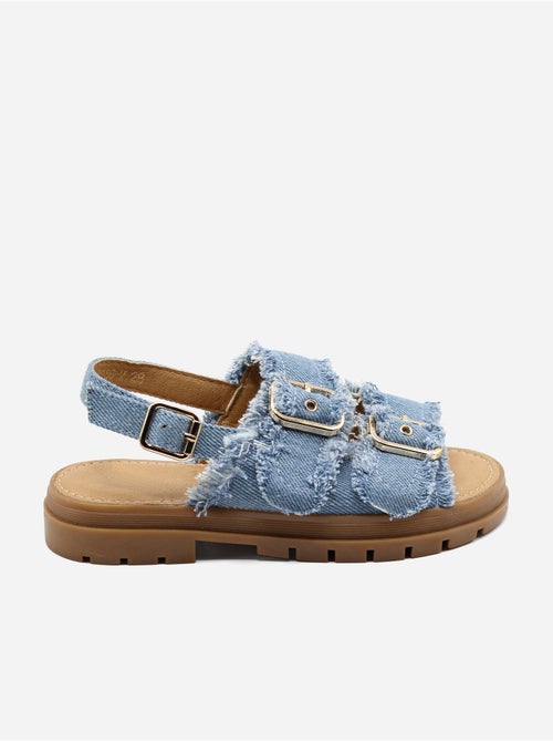 Sandales en jean - Kiabi