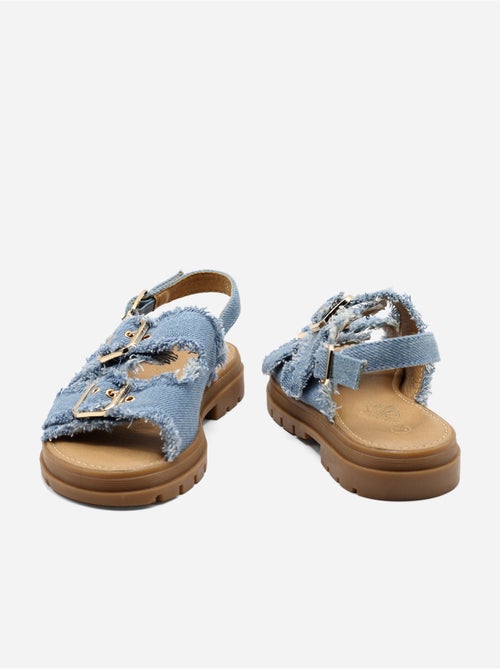 Sandales en jean - Kiabi