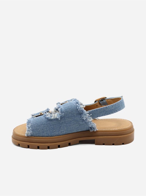 Sandales en jean - Kiabi