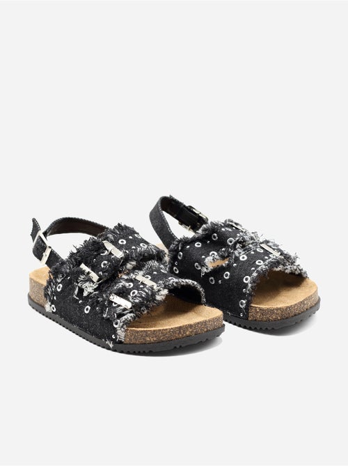 Sandales en jean - Kiabi