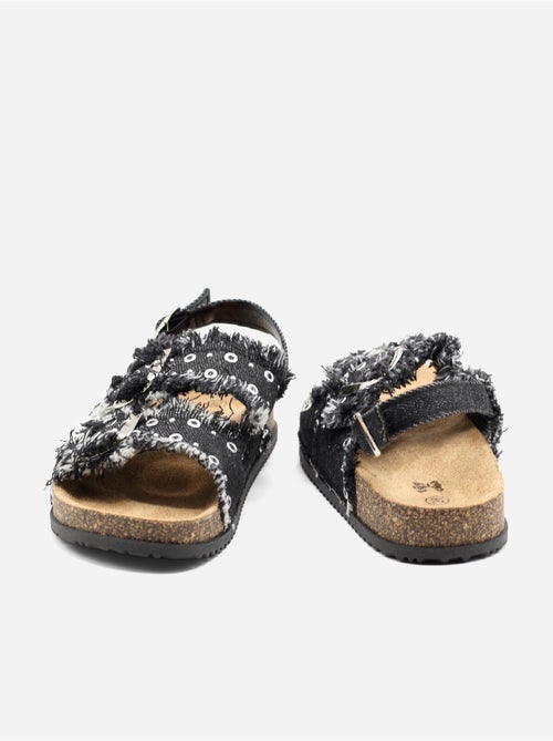 Sandales en jean - Kiabi