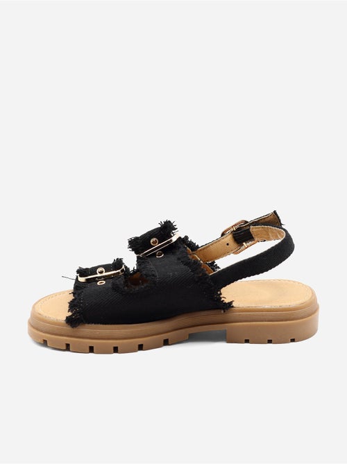 Sandales en jean - Kiabi