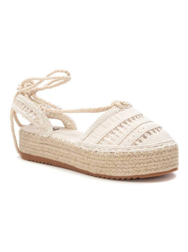Sandales en jute pour femme Beige - Kiabi