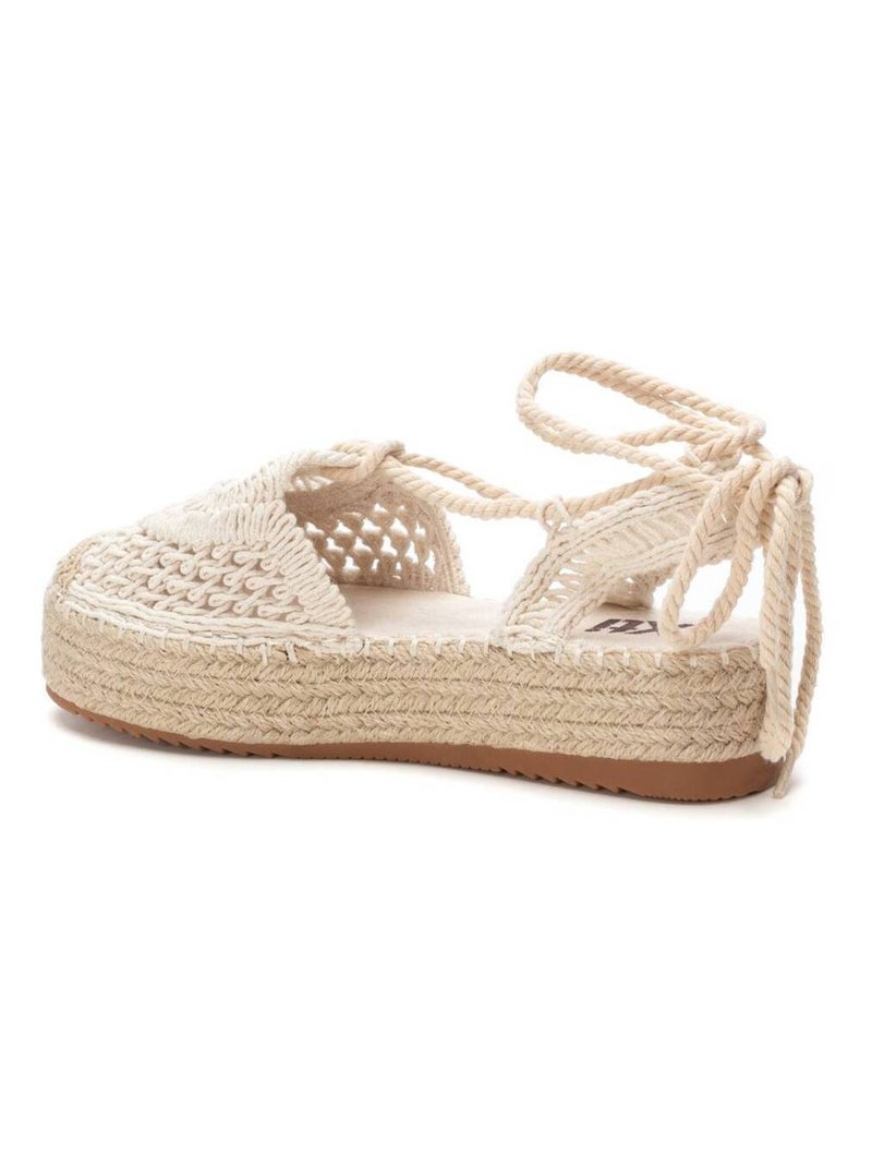 Sandales en jute pour femme Beige - Kiabi