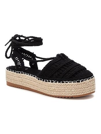 Sandales en jute pour femme