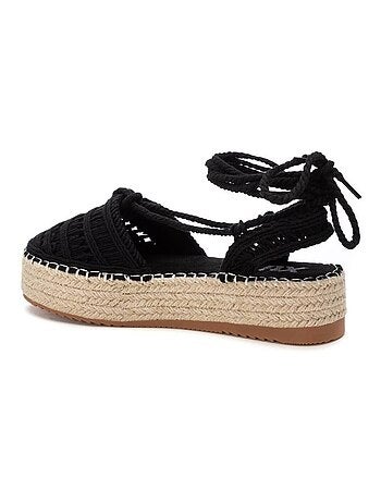 Sandales en jute pour femme