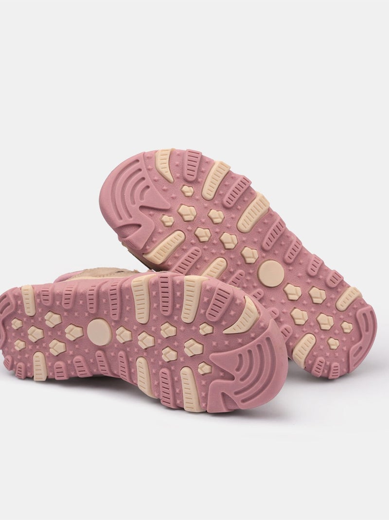 Sandales en nubuck BATA Beige - Kiabi
