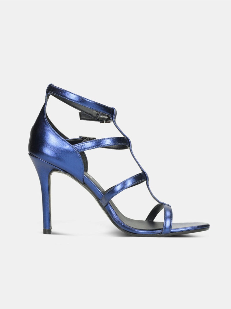 Sandales en nubuck BATA Bleu - Kiabi